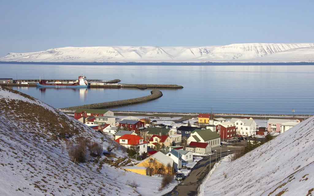 Hotel Mikligardur Saudarkrokur Eksteriør billede